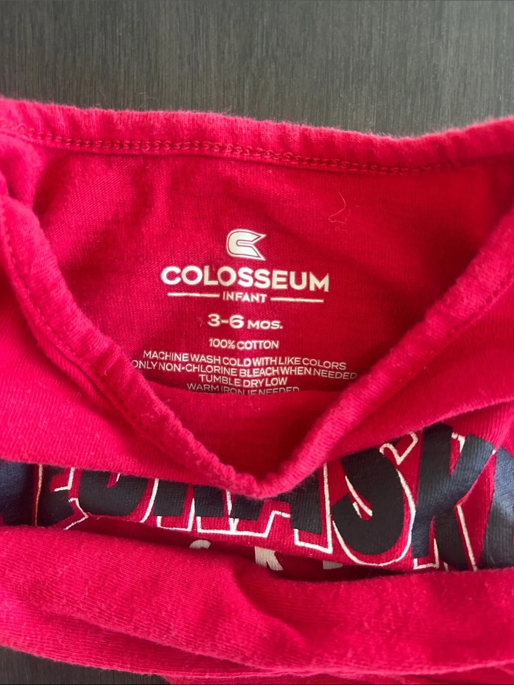 Colosseum Red Nebraska Huskers Baby One-Piece Bodysuit